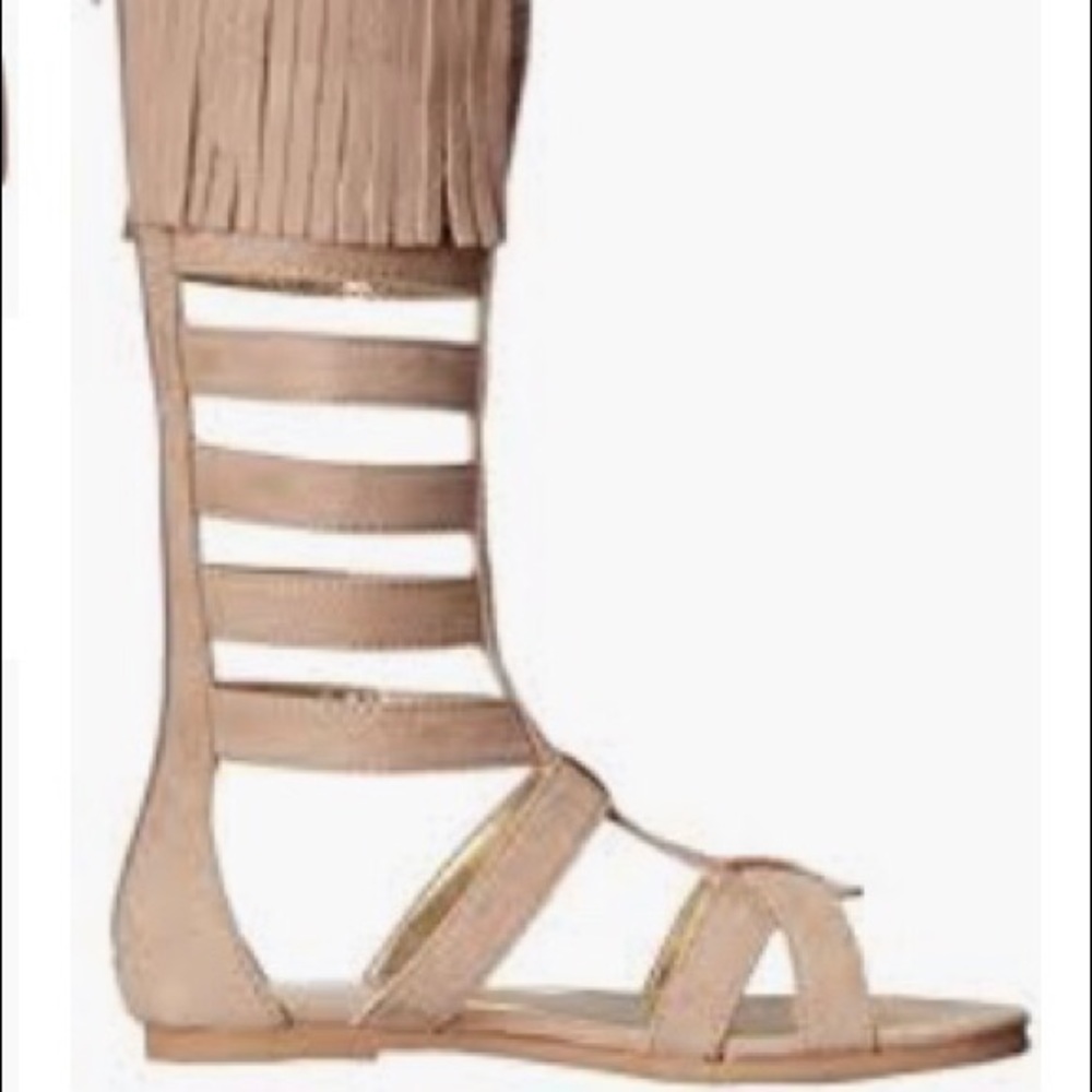 Kenneth Cole  Audrey Tall Fringe Gladiator Sandal